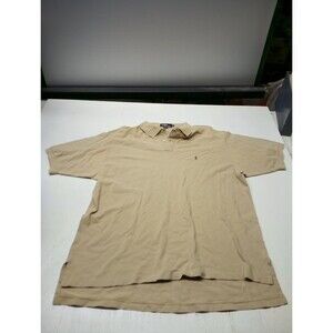 Polo Ralph Lauren Short Sleeve Polo Shirt Tan Beige Brown Pony  XXL 2XL